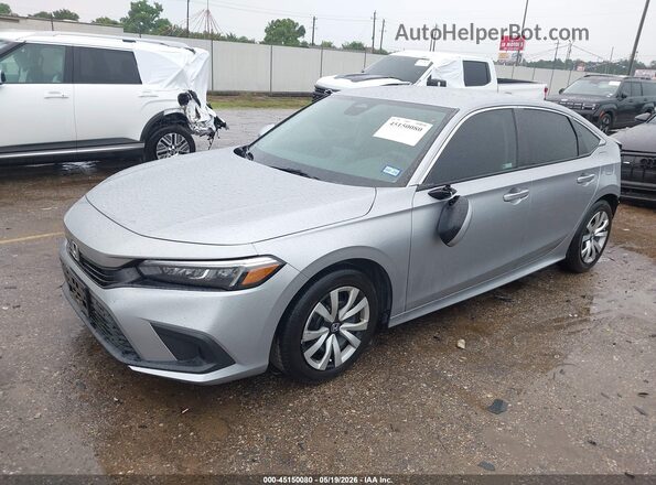 2HGFE2F21PH569334 2023 HONDA CIVIC Silver Передня ліва чверть