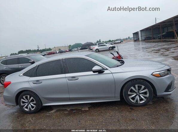2HGFE2F21PH569334 2023 HONDA CIVIC Silver Вид задньої частини салону