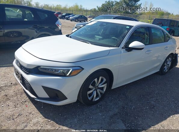 2HGFE2F21RH558515 2024 HONDA CIVIC White Առջևի ձախ երեք քառորդ տեսարան