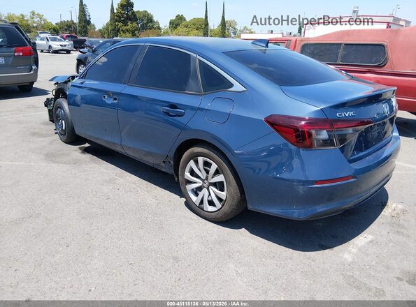 2HGFE2F21TH504705 2026 HONDA CIVIC Синий Задняя левая четверть