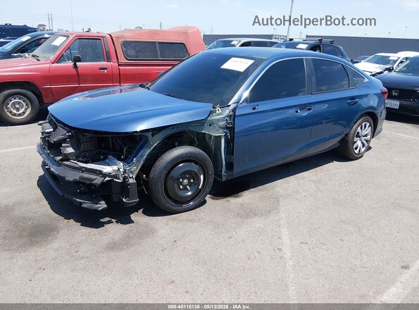 2HGFE2F21TH504705 2026 HONDA CIVIC Синий Передняя левая четверть