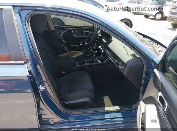 2HGFE2F21TH504705 2026 HONDA CIVIC Синий Вид салона спереди