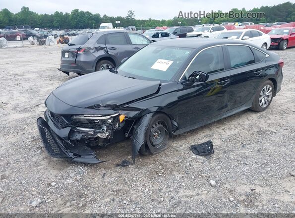 2HGFE2F21TH552558 2026 HONDA CIVIC Black Առջևի ձախ երեք քառորդ տեսարան