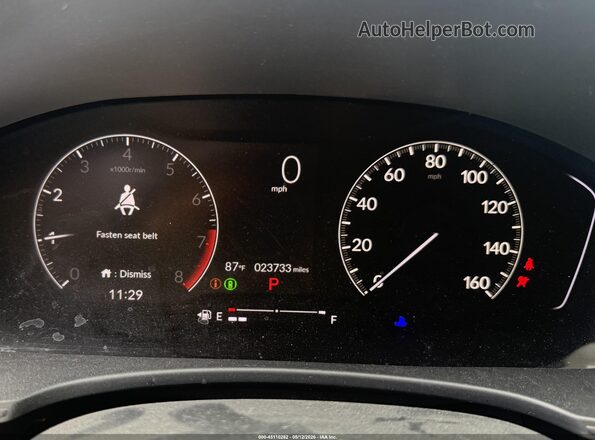 2HGFE2F23PH568458 2023 HONDA CIVIC Black Вид задніх сидінь