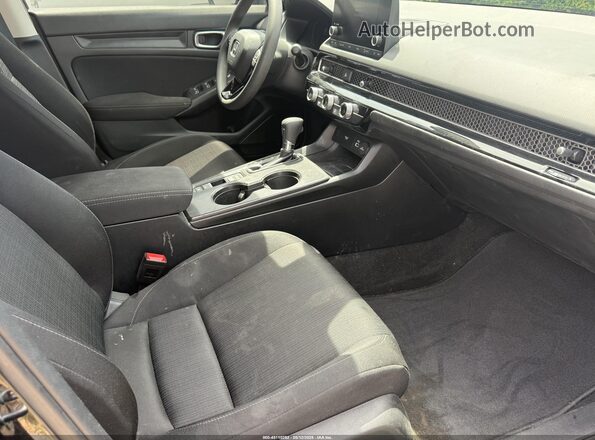 2HGFE2F23PH568458 2023 HONDA CIVIC Black Вид салону спереду
