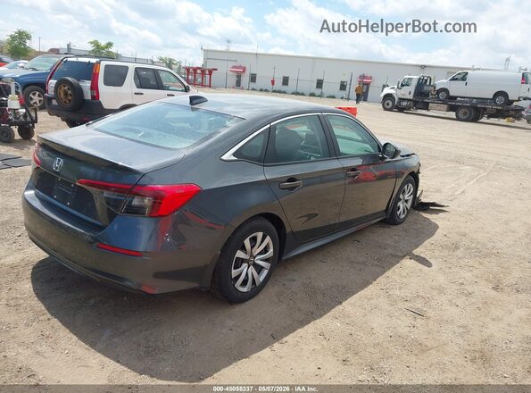 2HGFE2F24NH584360 2022 HONDA CIVIC Gray Задня права чверть