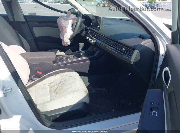 2HGFE2F24PH569439 2023 HONDA CIVIC White წინა სალონის ხედი