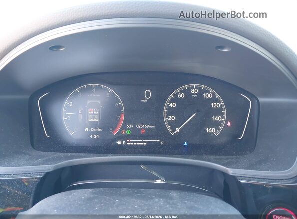 2HGFE2F24RH556600 2024 HONDA CIVIC Red Вид задніх сидінь