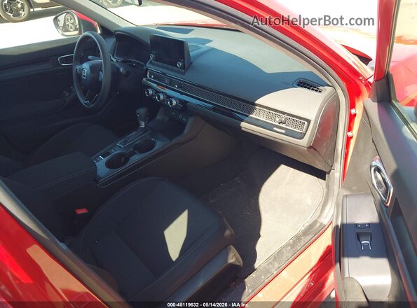 2HGFE2F24RH556600 2024 HONDA CIVIC Red Вид салону спереду