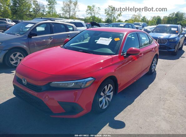 2HGFE2F24RH556600 2024 HONDA CIVIC Red Передня ліва чверть