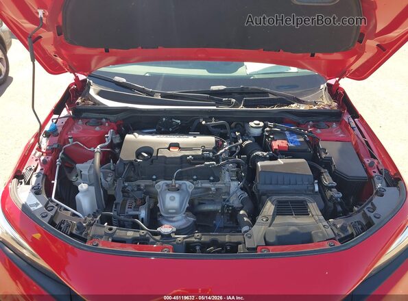 2HGFE2F24RH556600 2024 HONDA CIVIC Red Вид ззаду