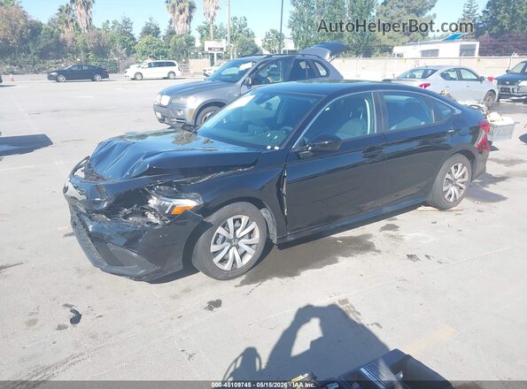 2HGFE2F24RH581738 2024 HONDA CIVIC Black Передня ліва чверть