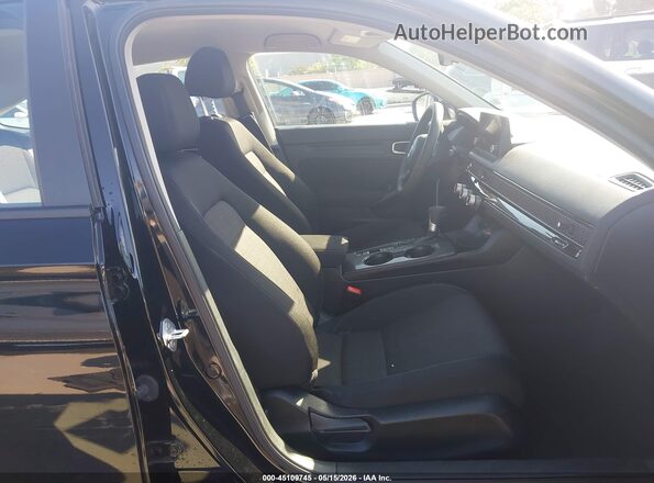 2HGFE2F24RH581738 2024 HONDA CIVIC Black Вид салону спереду