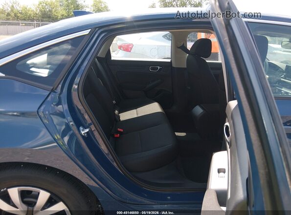 2HGFE2F24SH544744 2025 HONDA CIVIC Blue VIN կոդի պիտակի տեսք