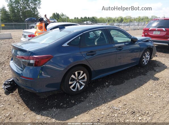 2HGFE2F24SH544744 2025 HONDA CIVIC Blue Հետևի աջ