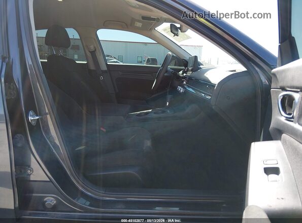 2HGFE2F25NH523454 2022 HONDA CIVIC Gray Widok wnętrza z przodu
