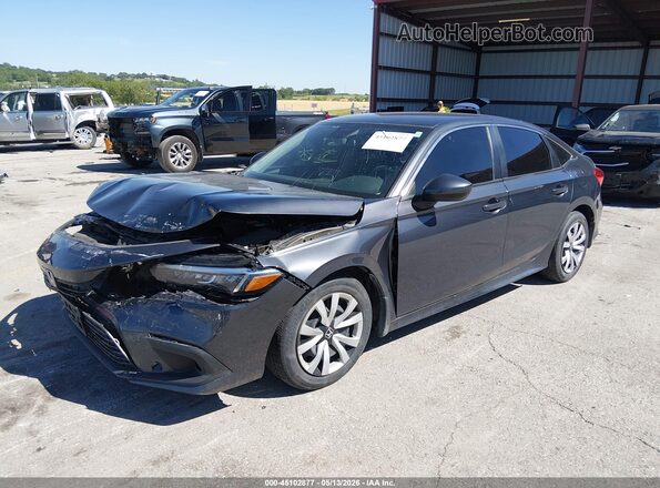 2HGFE2F25NH523454 2022 HONDA CIVIC Gray Przód lewy