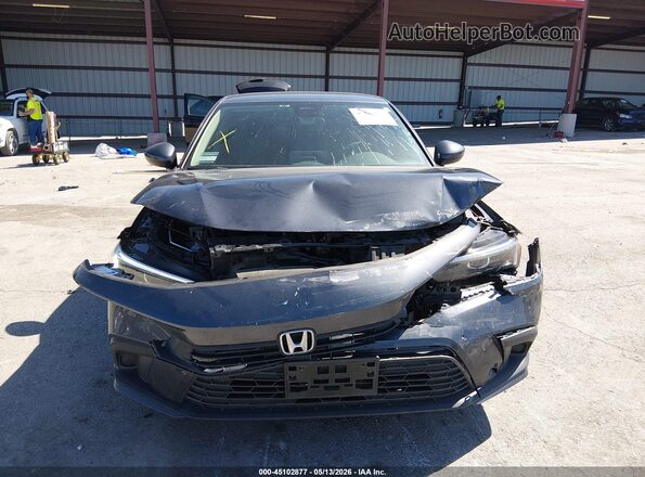 2HGFE2F25NH523454 2022 HONDA CIVIC Gray Widok wnętrza z tyłu