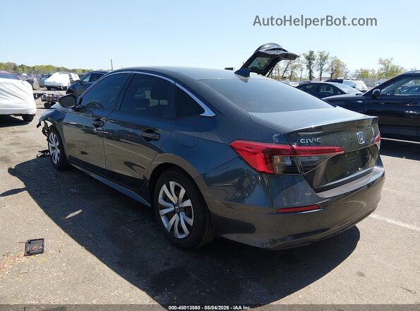 2HGFE2F25NH543509 2022 HONDA CIVIC Gray Հետևի ձախ