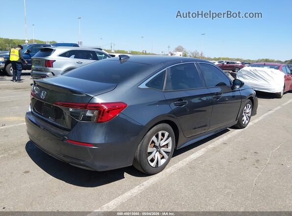 2HGFE2F25NH543509 2022 HONDA CIVIC Gray Հետևի աջ
