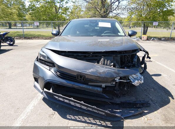 2HGFE2F25NH543509 2022 HONDA CIVIC Gray Դիմացի տեսք