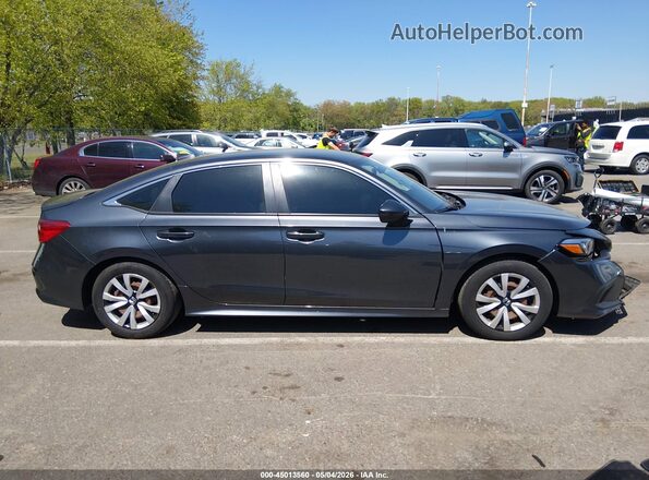 2HGFE2F25NH543509 2022 HONDA CIVIC Gray Սալոնի հետևի տեսք