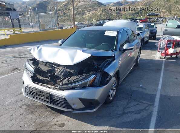 2HGFE2F25NH584402 2022 HONDA CIVIC Silver Front left