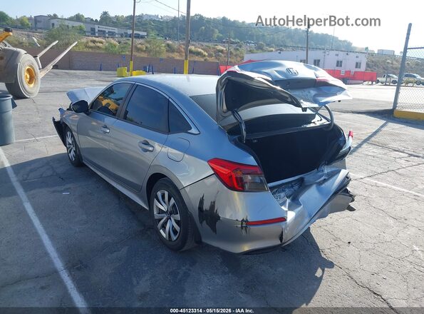 2HGFE2F25NH584402 2022 HONDA CIVIC Silver Rear left