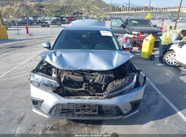 2HGFE2F25NH584402 2022 HONDA CIVIC Silver Rear interior view