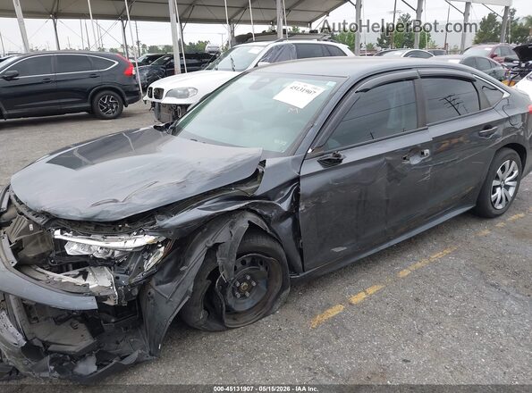 2HGFE2F25PH536966 2023 HONDA CIVIC Gray Front left