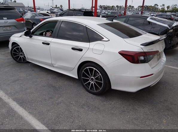 2HGFE2F25SH528858 2025 HONDA CIVIC White უკანა მარცხენა