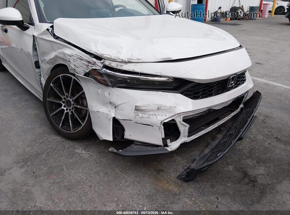 2HGFE2F25SH528858 2025 HONDA CIVIC White წინა ხედი