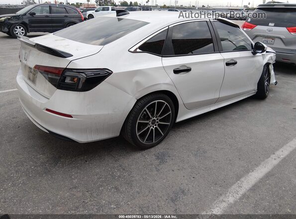 2HGFE2F25SH528858 2025 HONDA CIVIC White უკანა მარჯვენა