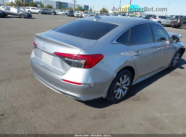2HGFE2F26NH545480 2022 HONDA CIVIC Серебряный 