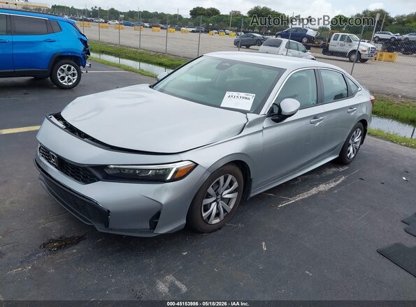 2HGFE2F26TH526554 2026 HONDA CIVIC Silver Przód lewy