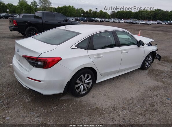 2HGFE2F27NH596101 2022 HONDA CIVIC White უკანა მარჯვენა
