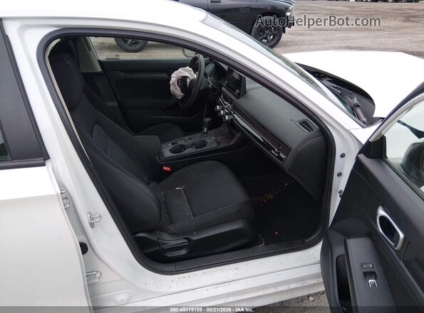 2HGFE2F27NH596101 2022 HONDA CIVIC White წინა სალონის ხედი
