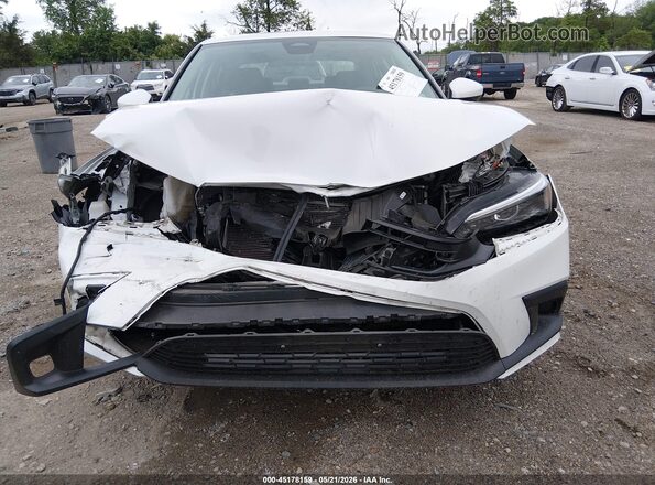 2HGFE2F27NH596101 2022 HONDA CIVIC White ხელსაწყოთა პანელის ხედი