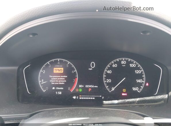 2HGFE2F27RH581331 2024 HONDA CIVIC White უკანა სავარძლების ხედი