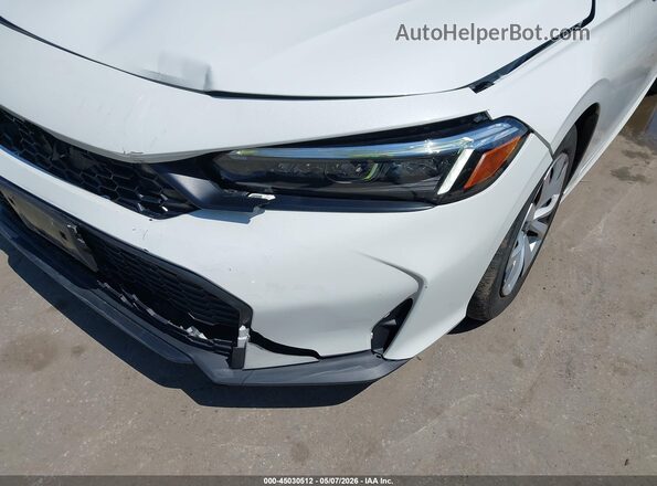 2HGFE2F27SH532068 2025 HONDA CIVIC White Widok z przodu