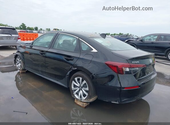 2HGFE2F27SH602524 2025 HONDA CIVIC Black უკანა მარცხენა