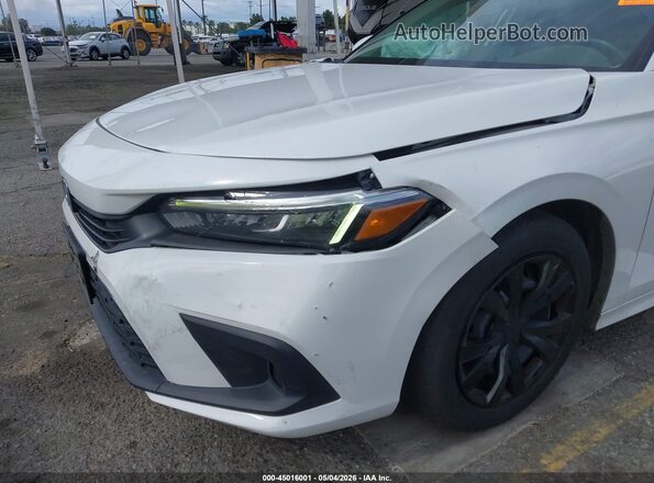 2HGFE2F28NH523089 2022 HONDA CIVIC White Դիմացի տեսք