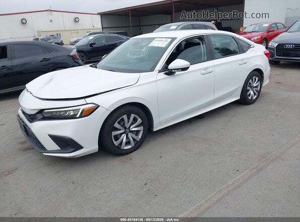 2HGFE2F29NH549149 2022 HONDA CIVIC White Przód lewy