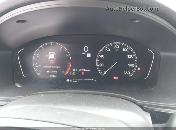 2HGFE2F29NH549149 2022 HONDA CIVIC White Widok tylnych siedzeń