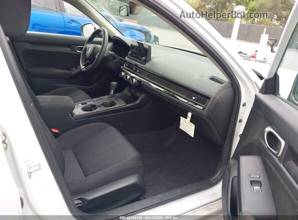 2HGFE2F29NH549149 2022 HONDA CIVIC White Widok wnętrza z przodu