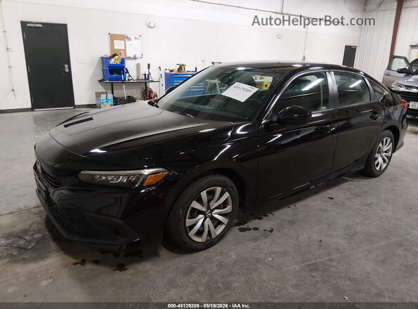 2HGFE2F29PH569419 2023 HONDA CIVIC Black Передня ліва чверть