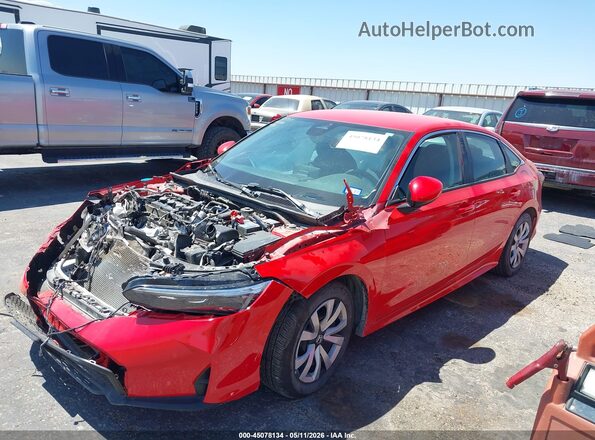 2HGFE2F29TH511014 2026 HONDA CIVIC Красный Передняя левая четверть