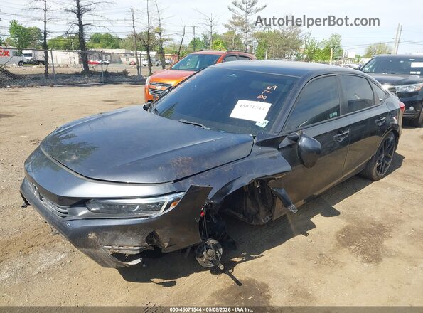 2HGFE2F2XNH506875 2022 HONDA CIVIC Серый Передняя левая четверть