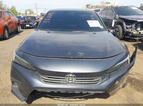 2HGFE2F2XNH506875 2022 HONDA CIVIC Серый Вид щитка приборов