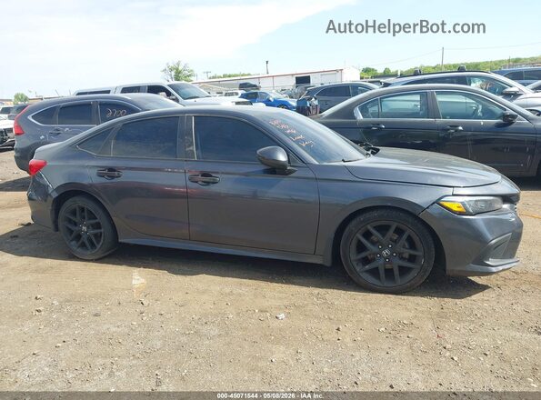 2HGFE2F2XNH506875 2022 HONDA CIVIC Серый Вид задней части салона